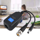 2 x CCTV Coax BNC Video Power Balun Transceiver to CAT5e 6 RJ45 Connector Qxc