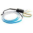 47" RGB LED Strip Car Trunk Rear Tail Light Brake Turn Signal Flow LED Lamp 12V