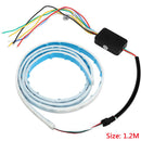 47" RGB LED Strip Car Trunk Rear Tail Light Brake Turn Signal Flow LED Lamp 12V