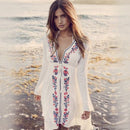 Sexy Women Summer Boho Lace Crochet Evening Dress Beach Dress Beach Skirt XIK
