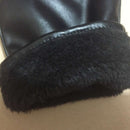 Ladies Women's Fashion Winter Gloves Soft Leather Touch Screen Anti-Slip Mittens
