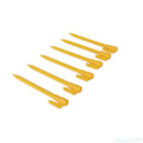 10pcs Plastic Outdoor Camping Trip Tent Peg Ground Nails Screw Nail Stak AJJ