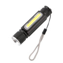 Multifunctional LED Flashlight USB Inside Rechargeable Battery Powerful T6 vde