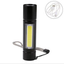 Black Aluminum Flashlight Mini Pen LED Work Light Workshop Detection Lights GEC