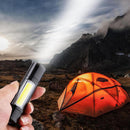 Black Aluminum Flashlight Mini Pen LED Work Light Workshop Detection Lights GEC