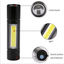 Black Aluminum Flashlight Mini Pen LED Work Light Workshop Detection Lights GEC