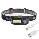 Mini LED Headlamp Flashlight Climbing Night Fishing Camping Caving Headl MSN