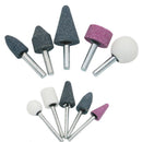10Pcs Nail Art Polishing Grinding Head Tools Nail Ceramic Electric Drill Bits jh