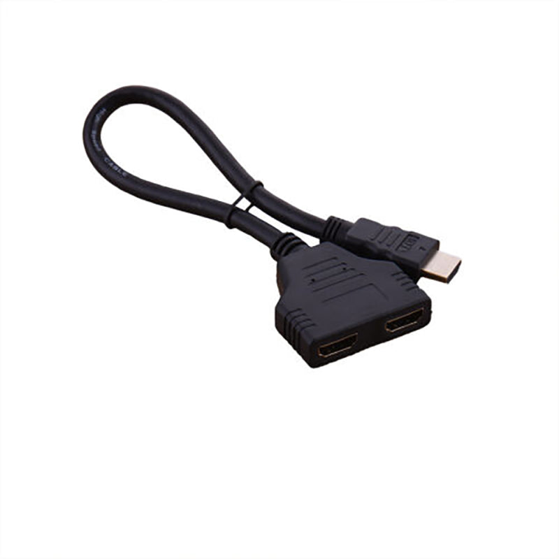 HDMI Male To Dual Twin HDMI Female 1 to 2 Way Splitter Adapter Cable For JZS