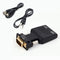 1080P VGA Male To HDMI Female Adapter Adapter + USB Audio Cable + Audio YEZ