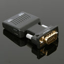 1080P VGA Male To HDMI Female Adapter Adapter + USB Audio Cable + Audio YEZ