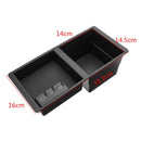 Center Console Organizer Insert Car Storage Box Tray Black ABS For Chevrol FDM