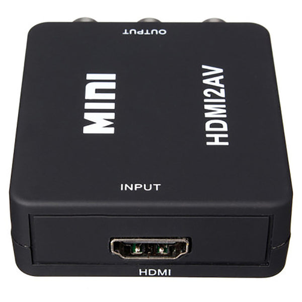 Mini 1080P HDMI to RCA Audio Video AV CVBS Adapter Converter For Smart TV  XBT