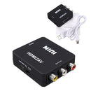 Mini 1080P HDMI to RCA Audio Video AV CVBS Adapter Converter For Smart TV  New