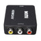 Mini 1080P HDMI to RCA Audio Video AV CVBS Adapter Converter For Smart TV  New