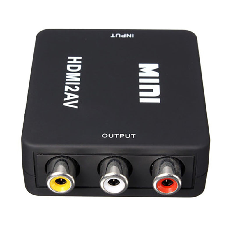 Mini 1080P HDMI to RCA Audio Video AV CVBS Adapter Converter For Smart TV  New