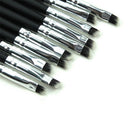 Eyebrow Eyeliner Shaping Duo Double Makeup Brush Flat Angled Makeup BQM