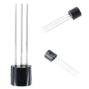 100pcs Black NPN TO-92 2N2222A Signal Transistors 3-pins 0.6A 30V Small JLB