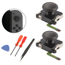 2x Analog Joystick Thumbstick Rocker Module with Tools for Switch Joy-Con fg