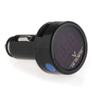12V 24V Digital Voltmeter Plug Red Volt Meter Car SUV Cigarette Lighter FNT