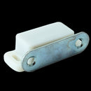 Cabinet Cupboard Door Plastic Shell Round Head Magnetic Stopper Catch Latch X 4
