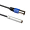 1/4" 6.35mm Stereo Female Jack to XLR 3-Pin Female Audio Cable Mic Adapter dfhh