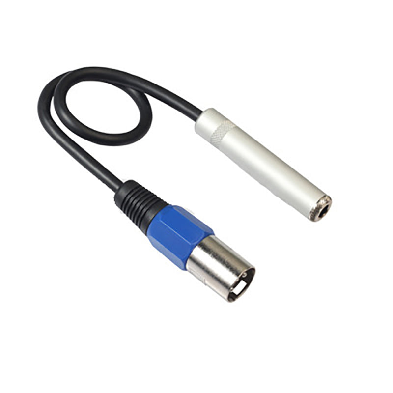 1/4" 6.35mm Stereo Female Jack to XLR 3-Pin Female Audio Cable Mic Adapter dfhh