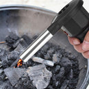 Grill Hair Dryer Barbecue Lighter Lighter Grillhilfe Blower Fan Glow Batte PEG