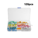 120 pcs Low Profile Mini Size Blade Fuse Assortment Set Auto Car Truck IHU