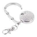 Foldable Rhinestone Bag Fold Hook Handbag Purse Table Metal Hanger Holder Gift f