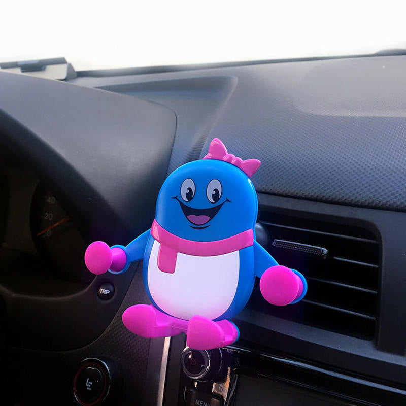 The Gravity Phone Holder In Car Vent Lovely Penguin Car Phone Usefulness QLZ