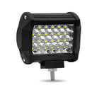1pc 95*114mm 72W Quad 4-Row LED Light Bar Spot Flood Offroad Work Fog Lamp LXJ