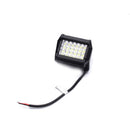1pc 95*114mm 72W Quad 4-Row LED Light Bar Spot Flood Offroad Work Fog Lamp LXJ