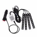 Multi color LED Car Atmosphere Bulbs Music Control Car Interior Lights NQV