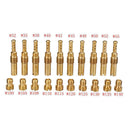 20PCS Carburetor Main Jets+Pilot Jets For PWK Keihin OKO Carbs Nozzle Moto URM