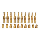 20PCS Carburetor Main Jets+Pilot Jets For PWK Keihin OKO Carbs Nozzle Moto URM