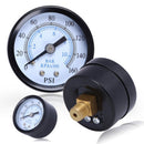 New 0-160psi 0-10bar Hydraulic Water Pressure Gauge 40mm Dial Meter 1/8 DSG CTQ