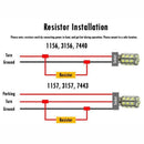 10* 50W 6ohm Load Resistor For Hyper Flash Turn Signal Blink Blinker LED B LUR