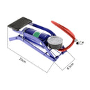 Single Barrel Cylinder Air Inflator Foot Pump Bicycle Battery Car Tyres Car  vc