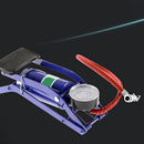 New Single Barrel Cylinder Air Inflator Foot Pump Bicycle Battery Car BOF CVS