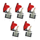 5pcs 12V 20A Car Auto Cover LED SPST Toggle Rocker Switch Racing On/Off