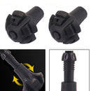 Trekking Pole Tip Protector Anti-skid Rubber Walking Stick Hiking Acces DQP