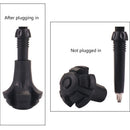 Trekking Pole Tip Protector Anti-skid Rubber Walking Stick Hiking Acces DQP