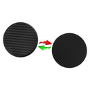 2x Black Car Auto Water Cup Slot Non-Slip Carbon Fiber Look Mat Accessori HXH