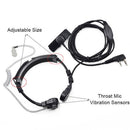 1Pcs Heavy Duty Throat Mic Earpiece Headset for Baofeng UV5R 888S UV82 UV RZJ