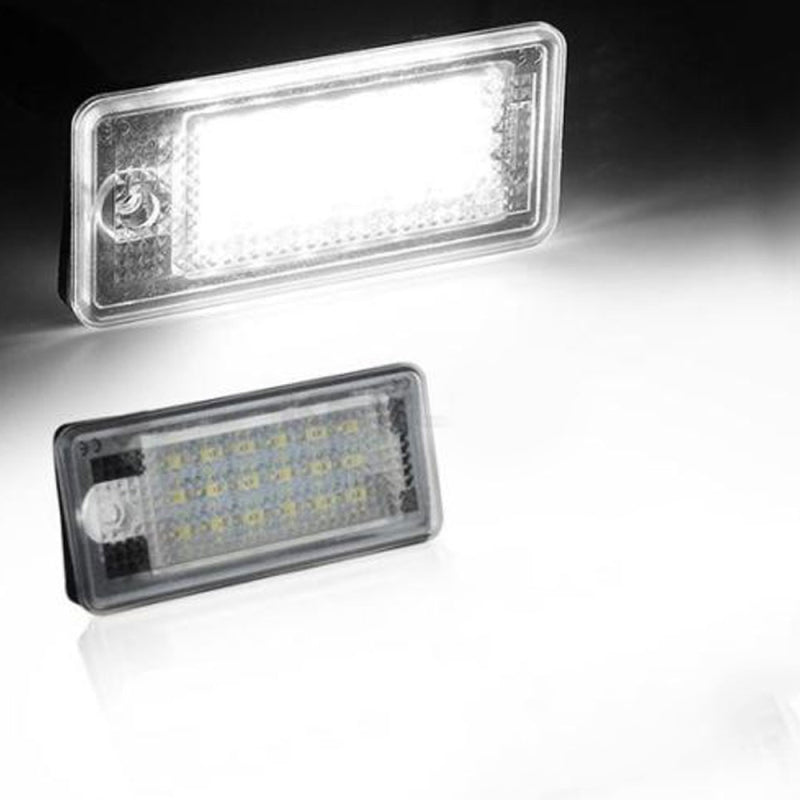 1* White 18-SMD LED License Plate Light Lamp Error Free For AUDI Q7 Q5 A4 A6 CYX