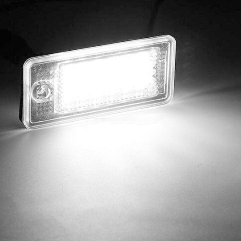 1* White 18-SMD LED License Plate Light Lamp Error Free For AUDI Q7 Q5 A4 A6 CYX
