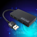 4-Port USB 3.0 Hub 5Gbps Portable Compact for PC Laptop Notebook Deskto ICS