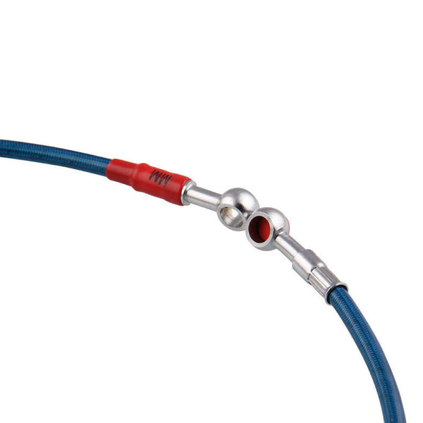 1 x Motorcycle Brake Oil Hose Tube Line Fitting steel wire Universal Usef JKR