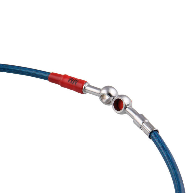 1 x Motorcycle Brake Oil Hose Tube Line Fitting steel wire Universal Usef JKR